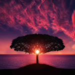 What If Our Humanity Is Actually Our Divinity? Amazing Sunset Tree