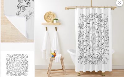 Celebrating The New Ashram With New Items At Redbubble Every Week!